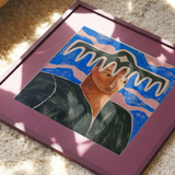 Cadre Bois - Burgundy | Fleux | 4