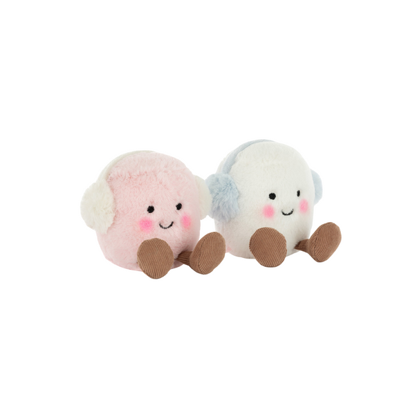 Peluche Amuseables Toastie Pink and White Marshmallows