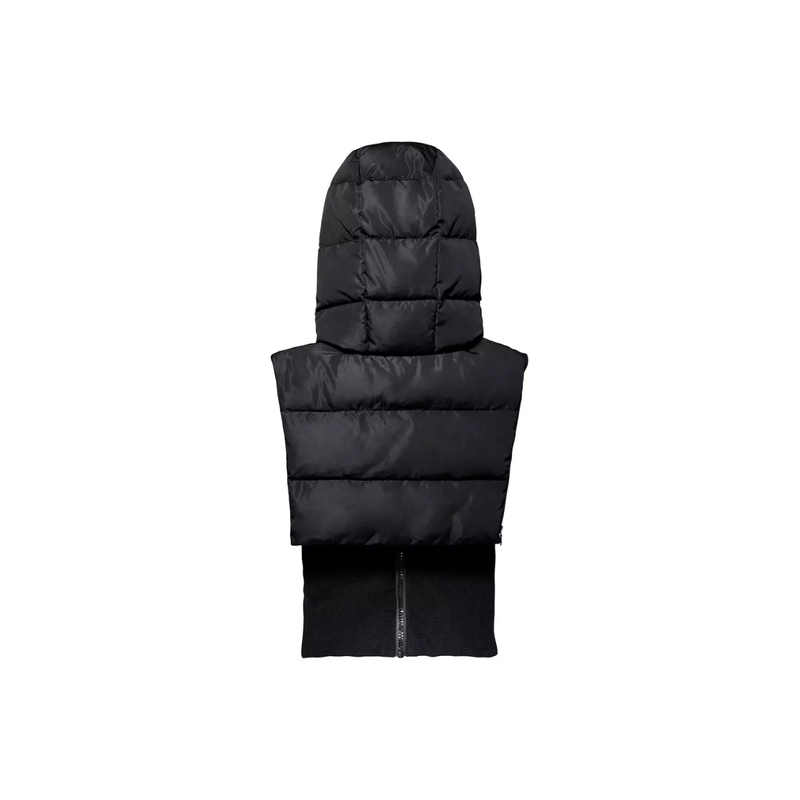 Doudoune Capuche - Noire intérieur Polaire