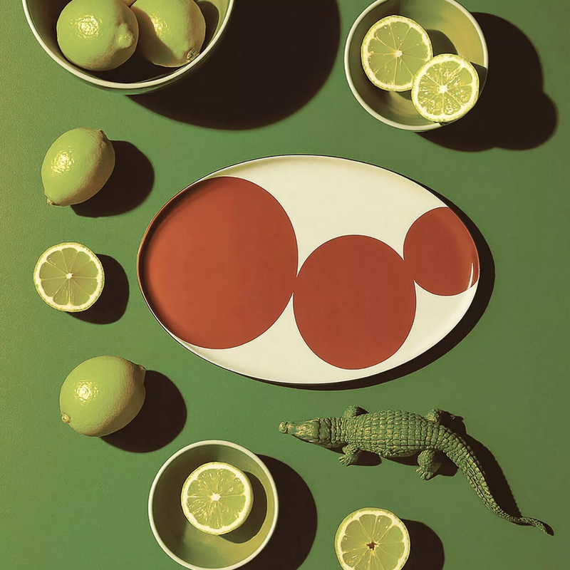 Plateau ovale Geometrica - Astre