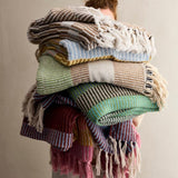Plaid Isnel Jaune Coton Recyclé | Fleux | 7