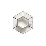 Tasse Espresso & Sous-coupe black carte blanche | Fleux | 8