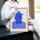 Affiche Maliv - Caresse | Fleux | 8