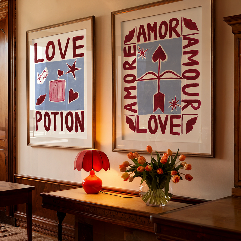 A3 Languages ​​of Love Poster