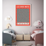 Affiche Les gros mots 50x70cm | Fleux | 7
