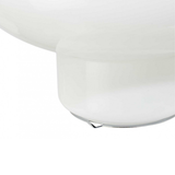 Lampe Ovalie - Verre Blanc | Fleux | 9