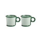 Lot de 2 Tasses Loop - Vert | Fleux | 5