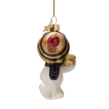 Ornement Verre Snoopy/Peanuts Ski's | Fleux | 8