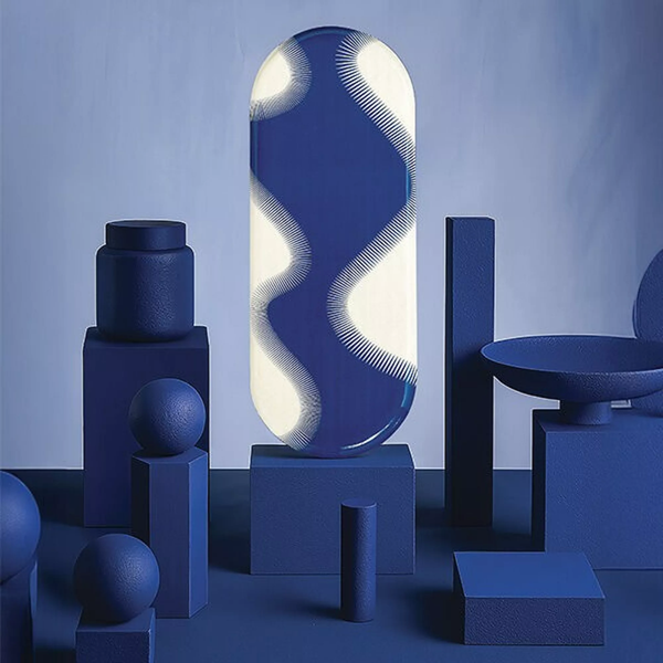 Plateau arrondi Geometrica - Wave