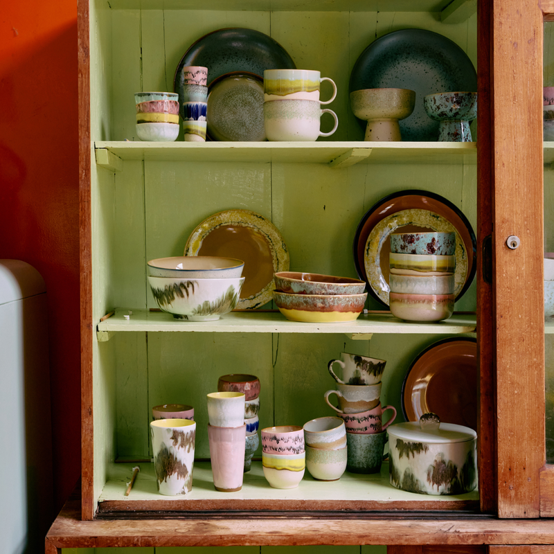 Set de 2 mugs latte 70s Fresco