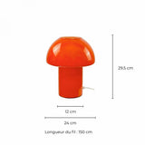 Lampe Missa - Verre Orange | Fleux | 7