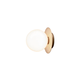 Lampe Liila 1 Medium - nordic gold / opal white | Fleux | 7