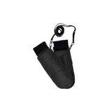 Moufles convertibles mitaines noir mat | Fleux | 9