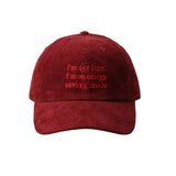 Casquette - I'm not Lazy I'm on Energy Saving Mode | Fleux | 7