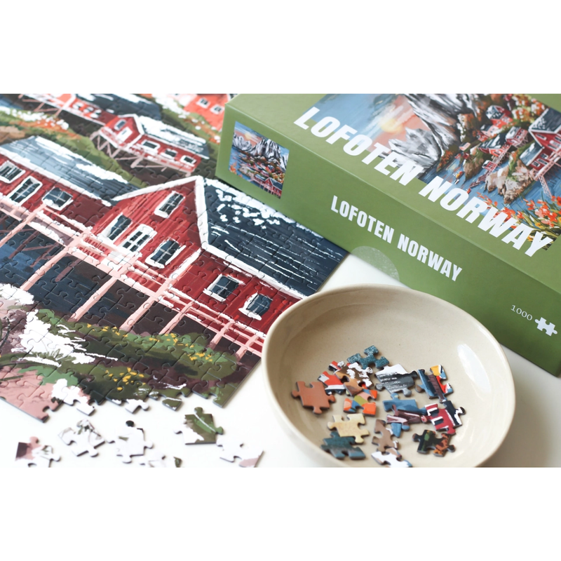 Puzzle Bergen - Pieces & Peace - 1000 pièces - Puzzles E-shop Puzzle Bergen - Pieces & Peace - 1000 pièces - Puzzles E-shop