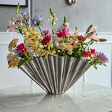 Vase HDFlood Fini Argent Brossé 30 x 53,5 cm | Fleux | 4