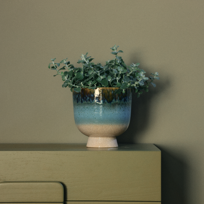 Pot de fleurs retro - Ø 20.5 cm - Lagoon