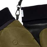 Moufles convertibles mitaines Kaki | Fleux | 9