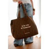 Sac Cabas XXL - À la vie à l'amour | Fleux | 9