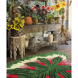 Tapis John Derian - Feuille Ceriman | Fleux | 6