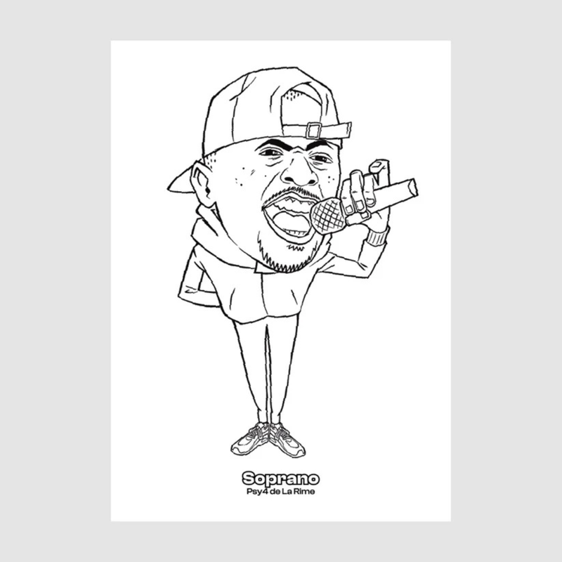 Coloriage - Rap Marseille