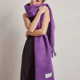 Écharpe Recyclée Reykjavik - Violette Sauvage | Fleux | 8