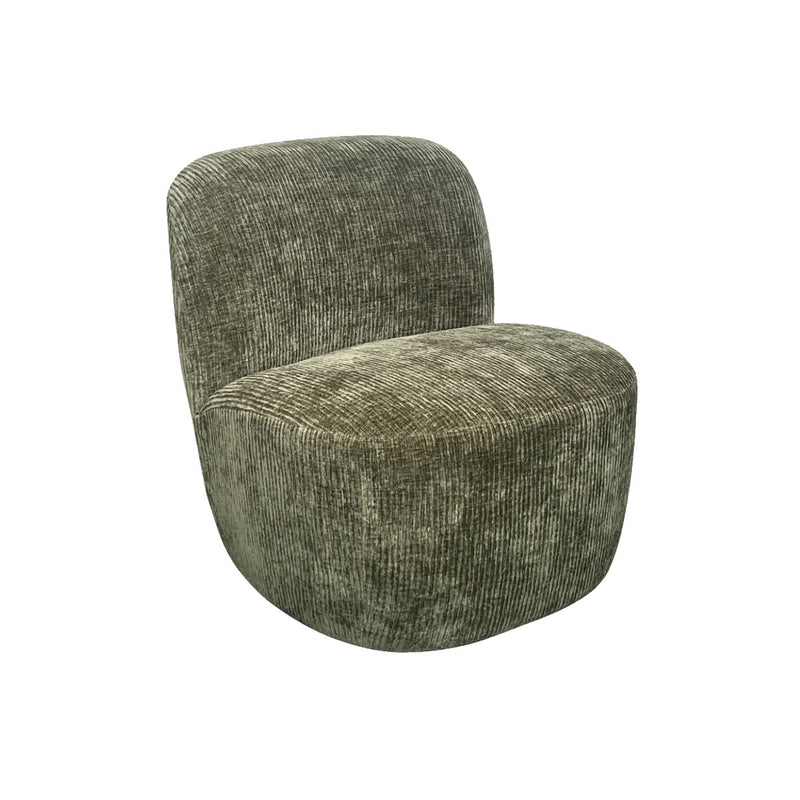 Fauteuil Belle rive Velours - Vert