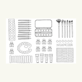 Paris - Collection of Parisian designer coloring pictures | Fleux | 15