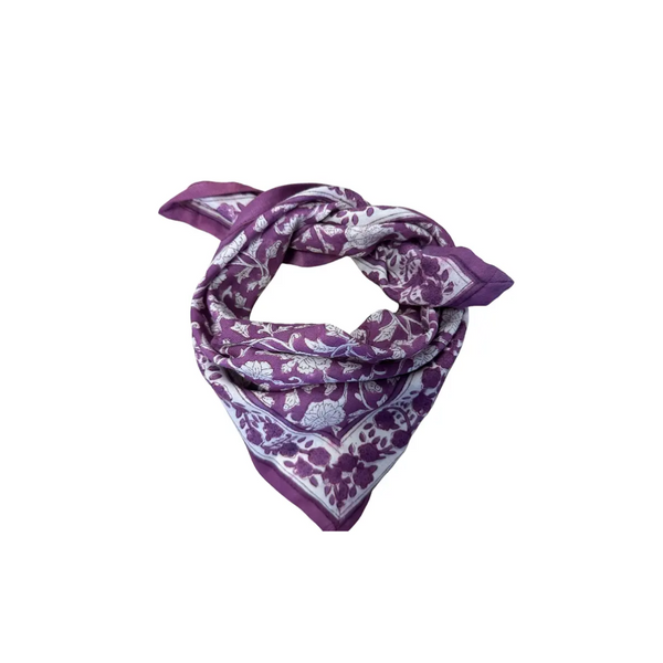 Foulard Delhi Mum Lilas