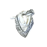 Foulard Adulte Tigre Blanc 100 cm | Fleux | 2