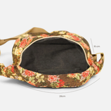 Sac banane - Pepi Marron/Floral | Fleux | 9