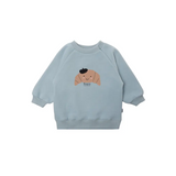 Sweatshirt Croissant Light Blue | Fleux | 4