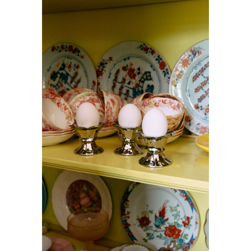 Lot De 4 Coquetiers En Céramique Design - Couleurs Pastel Ou Modernes - Idéal Petit-déjeuner Et Brunch