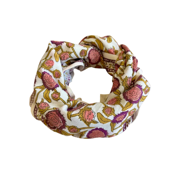 Foulard Delhi Pink Pondichery