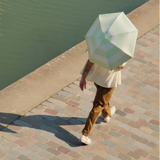 Mini Parapluie Ombrelle Anti-UV - Vega Rayures Vert Lagon | Fleux | 7