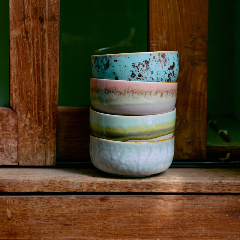 Lot de 4 Bols dessert 70s S Impression