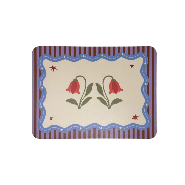 Set de table Bloomwish - 33 x 45 cm - Violet