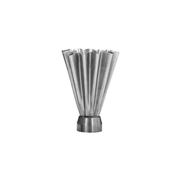 Vase HDFlood Fini Argent Brossé 33 x 23 cm