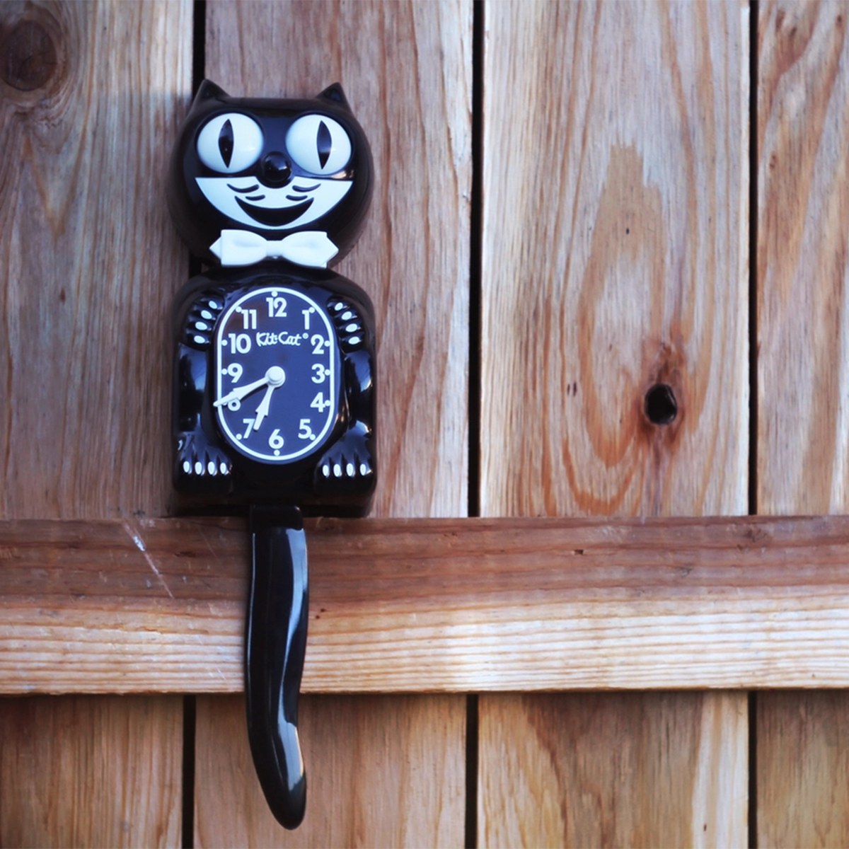 kit-cat clock - classic black | Fleux