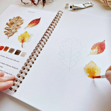 Carnet d'aquarelle - Automne | Fleux | 12