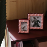 Cadre Photo Facet Rectangle - Pink | Fleux | 8