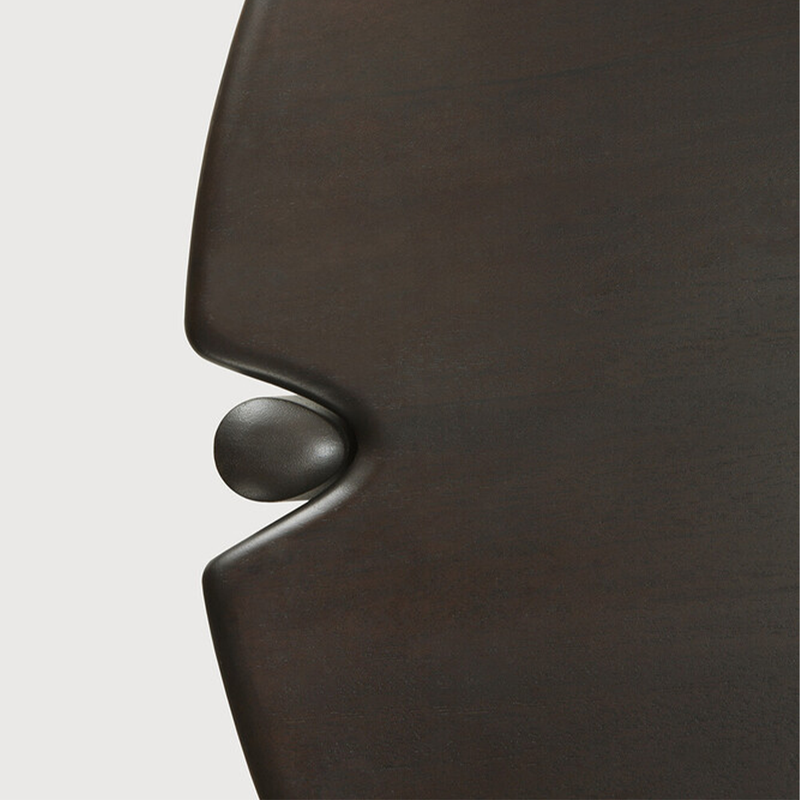 PI Coffee Table in Dark Brown Mahogany