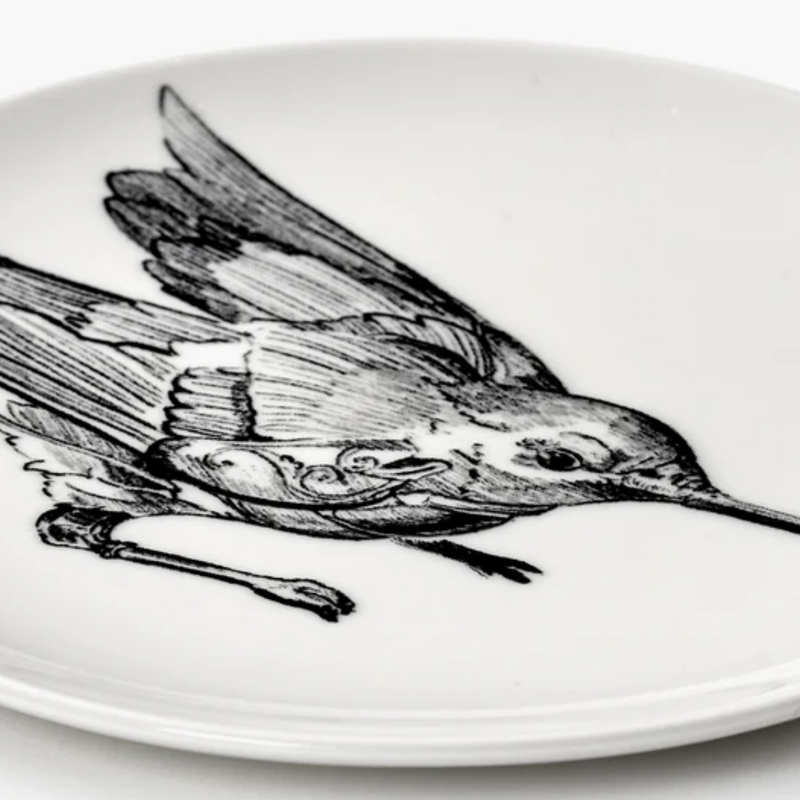 Assiette à pain - hummingbird unity blanc