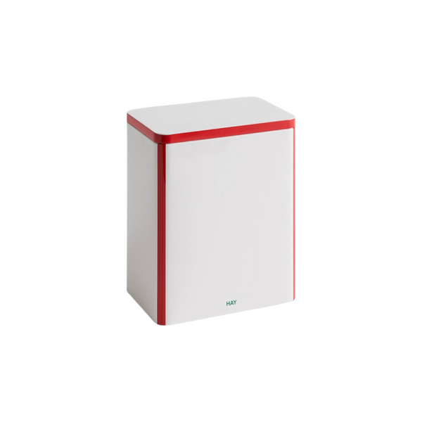 Boîte Tin L - Rouge et Blanc