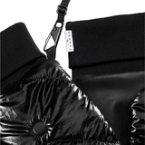 Moufles convertibles mitaines noir vinyle | Fleux | 12
