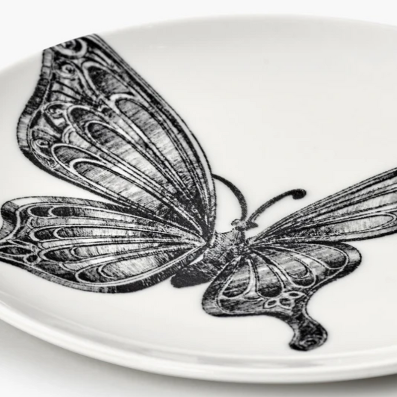 Assiette à pain - butterfly unity blanc