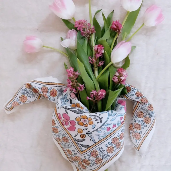 Foulard Delhi Azur
