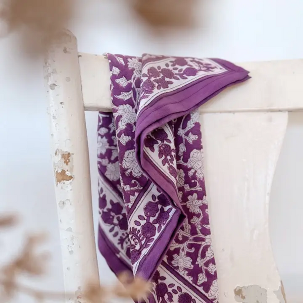 Foulard Delhi Mum Lilas