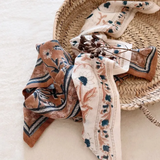 Foulard Laine Abricot 50cm | Fleux | 3