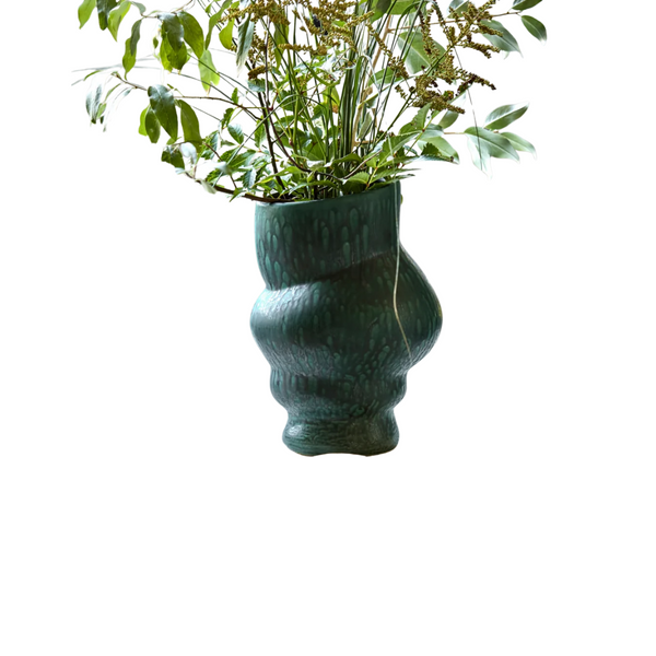 Vase HDDisc Green
